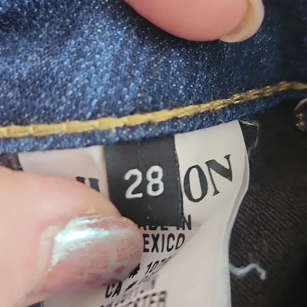 Hudson Jeans, Bacara Crop Straight Cuffed, Kern (Dark Blue Wash), 28